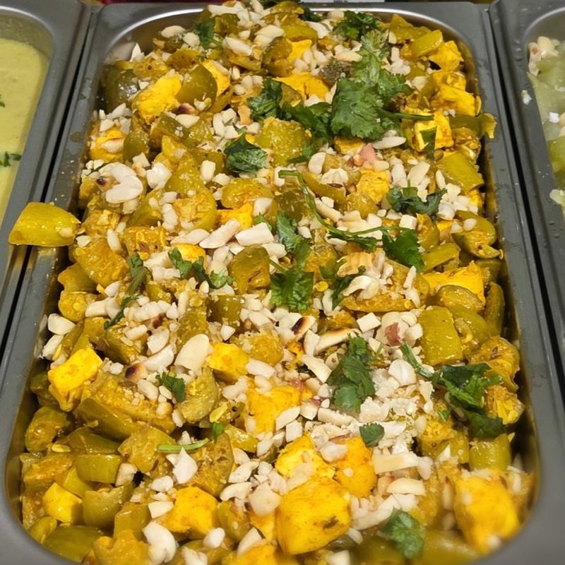 Thondekai and Paneer Palya