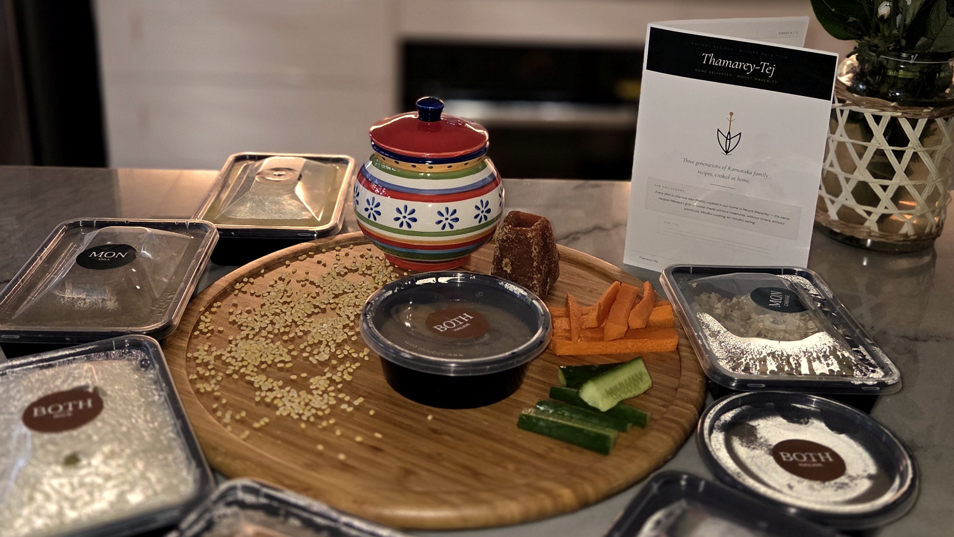 Thamarey-Tej — seven Karnataka dishes, cooked fresh every Sunday in Mount Waverley